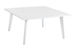 Brafab Loungetisch VILLAC 88x88x46 cm, Aluminium Weiß