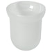 Bravat Tropfschale für WC-Bürstengarnitur Metasoft - Glas, mineralweißBild