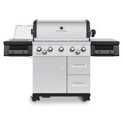 Broil King Imperial S 590 IR inkl. Abdeckhaube, Gussplatte & Wokeinsatz