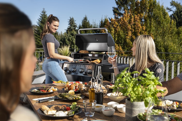 Broil King Gasgrill CROWN 490 inkl. Schutzhülle, Gussplatte und Grillzange Bild