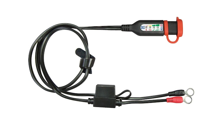 Tecmate SAE Batteriemonitor für AGM- Gel- und Standardbatterien Länge 100cm
