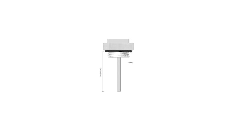 Spec-X Öltemperaturdirektmesser HH 84 Gewinde Ø30 mm