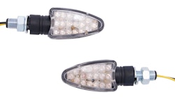 Spec-X LED-Blinker Arrow Schwarz 18 mm Lang Paar