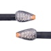 Spec-X LED-Blinker Tips Schwarz 40 mm Lang PaarBild