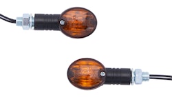 Spec-X Blinker Mini-Bullet Schwarz Getönt Paar
