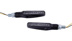 Spec-X LED-Blinker Longline Schwarz 15 mm Lang Paar