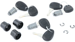 Kappa Schlüssel-Set 6 Schlüssel Schwarz