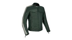 Oxford Bladon Lederjacke, grün, Gr. 3XL Herren
