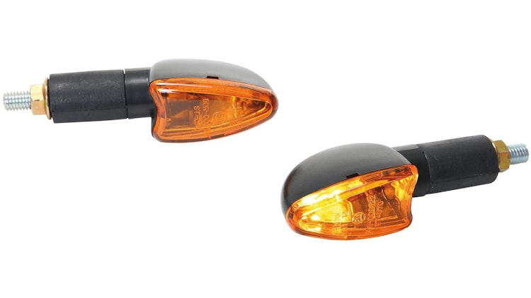 Spec-X Blinker Arrow Schwarz 38 mm Lang