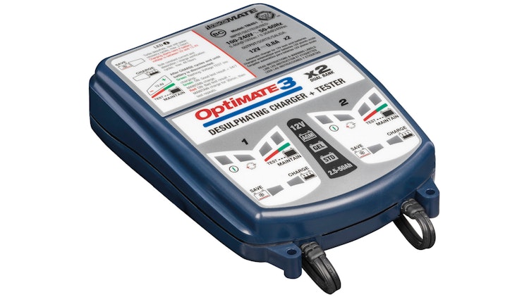 Tecmate Batterieladegerät Optimate3 12 Volt 2 Ladeeinheiten
