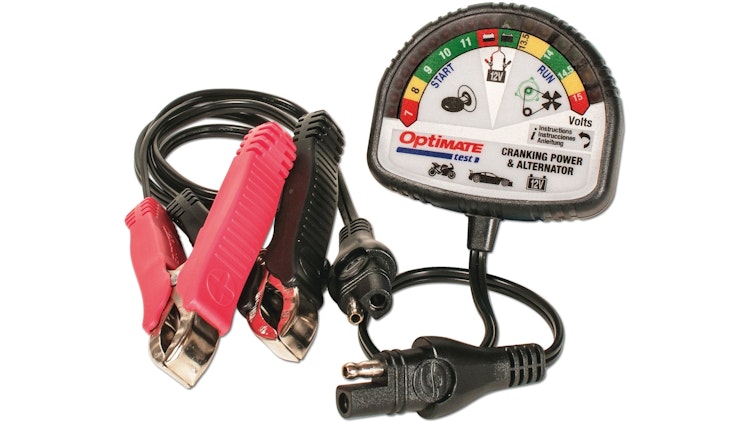 Tecmate Optimate Batterietester Batterie- und Lichtmaschinenspannung