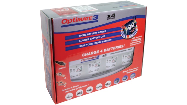 Tecmate Batterieladegerät Optimate3 12 Volt 4 Ladeeinheiten
