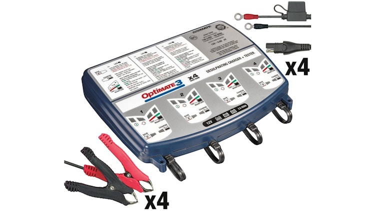Tecmate Batterieladegerät Optimate3 12 Volt 4 Ladeeinheiten