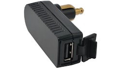 Baas Winkelstecker mit USB-Anschluss und Stopfdeckel