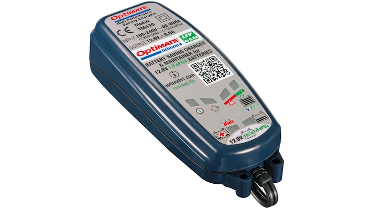 Tecmate Batterieladegerät Optimate Lithium 4S 0.8A 12 Volt