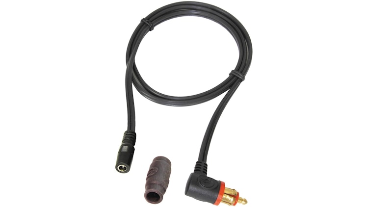 Tecmate Optimate Adapterkabel von DC 2,5mm auf DIN Winkelstecker