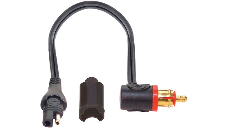 Tecmate Optimate Adapter-Verlängerung SAE Anschluss auf DIN Winkelstecker