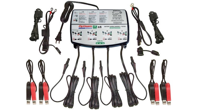 Tecmate Batterieladegerät Optimate Lithium 4x0.8A