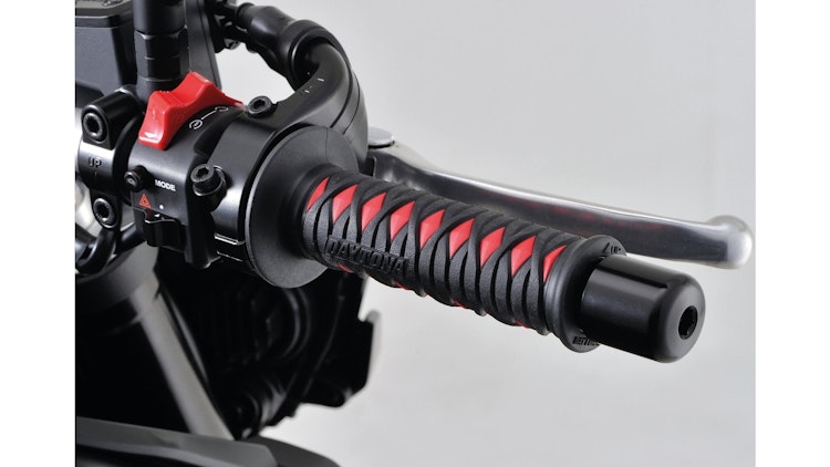 Daytona Griffgummi Katana schwarz / rot