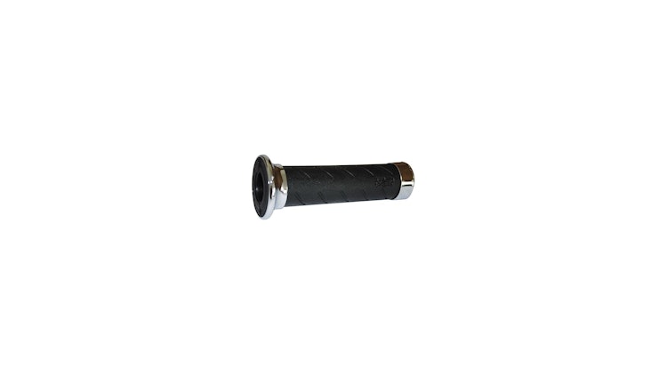 Progrip Griffgummi 862 Schwarz / Chrom Paar Ø22/25mm Länge 140mm