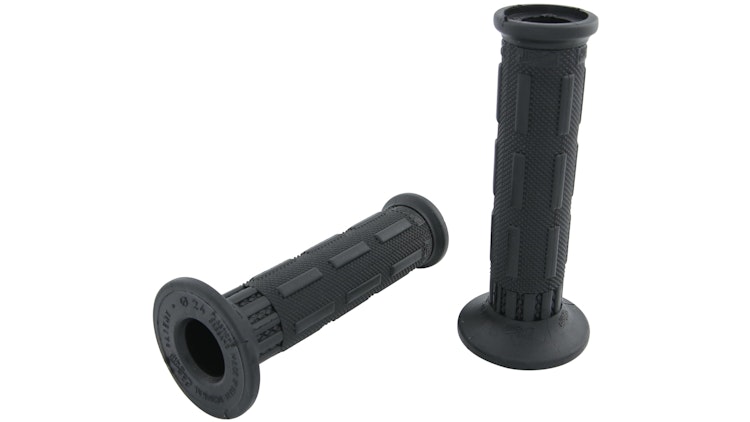 Progrip Griffgummi 698 Schwarz Offen Paar Ø22/25mm Länge 135mm