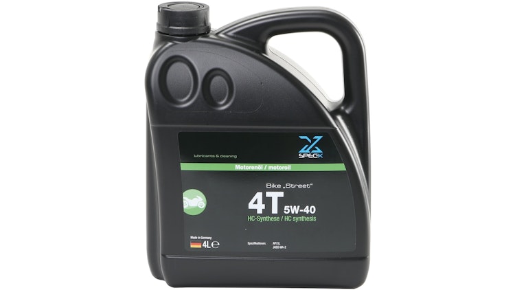 Spec-X Motoröl Bike 4T Street 4 Liter 5W-40 HC-Synthese