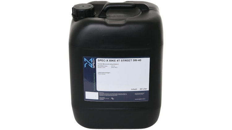 Spec-X Motoröl Bike 4T Street 20 Liter 5W-40 HC-Synthese