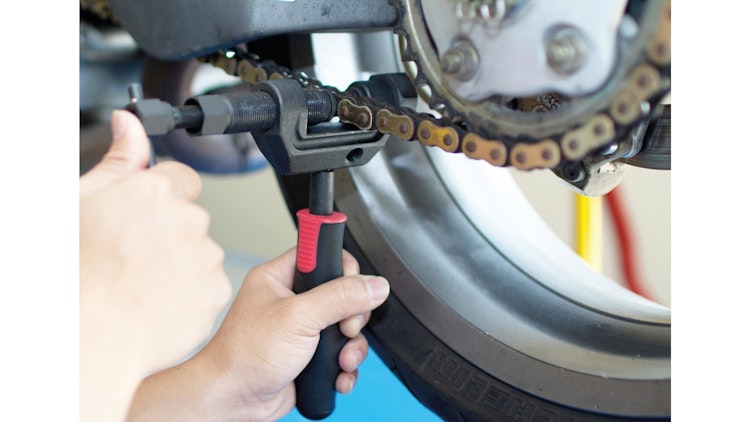 Bikeservice Kettentrenn- und Nietwerkzeugsatz Eco 13-teilig
