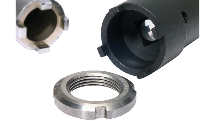 Bikeservice Nutmutternschlüssel 4-Zapfen, Zapfenbreite: 4,5 mm
