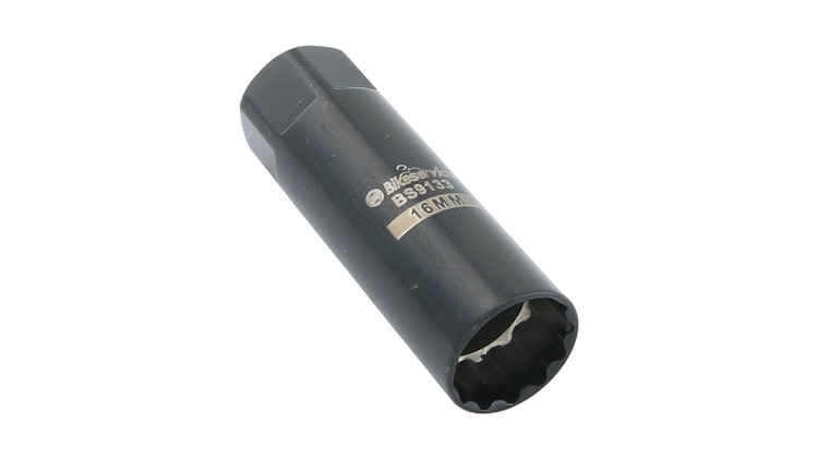Bikeservice Steckschlüsseleinsatz Extra Thin 16 mm, Bi-Hex 12-kant