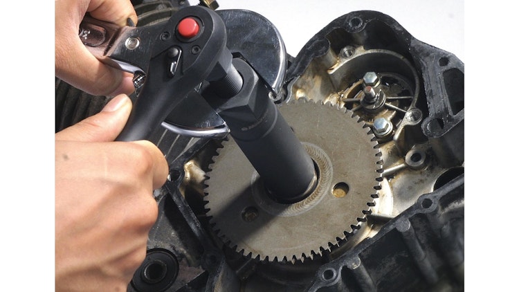 Bikeservice Abzieher für Anlasserfreilauf M24 x 1,0 mm, Innengewinde, Rechtsgewinde