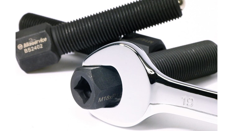 Bikeservice Polradabzieher M22 x 1,5 mm, Außengewinde, Rechtsgewinde