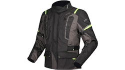 LS2 Narvik Jacke Schwarz / Grau / Neongelb Damen Gr.m