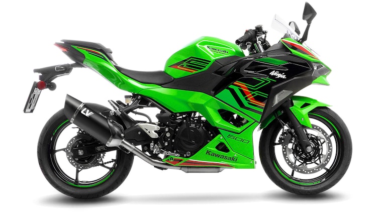 LEOVINCE Schalldämpfer "SBK LV-14 R - Black Edition" 15607B für Kawasaki Z und Ninja