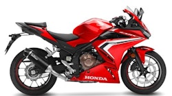 LeoVince SLIP-ON Edelstahl SBK NERO für HONDA CB/CBR 500 F/R/X