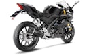 LeoVince Komplettanlage Edelstahl SBK LV ONE EVO Schwarz für YAMAHA MT-125 / YZF-R125 mit Katalysator