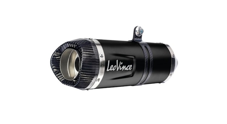 LeoVince Komplettanlage Edelstahl SBK LV ONE EVO Schwarz für YAMAHA MT-125 / YZF-R125 mit Katalysator