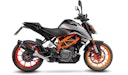 LeoVince SLIP-ON Edelstahl SBK LV ONE EVO Schwarz für KTM DUKE 125/390