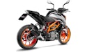 LeoVince SLIP-ON Edelstahl SBK LV ONE EVO Schwarz für KTM DUKE 125/390