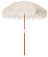 Business & Pleasure Co. Holiday Strandschirm Ø 150 cm, Holz / Canvas (60 % Polyester / 40 % Baumwolle) Eyelet