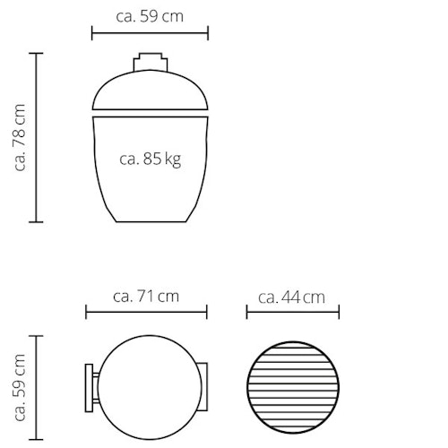 Monolith Grill CLASSIC PRO SERIE 2.0 RED Bild