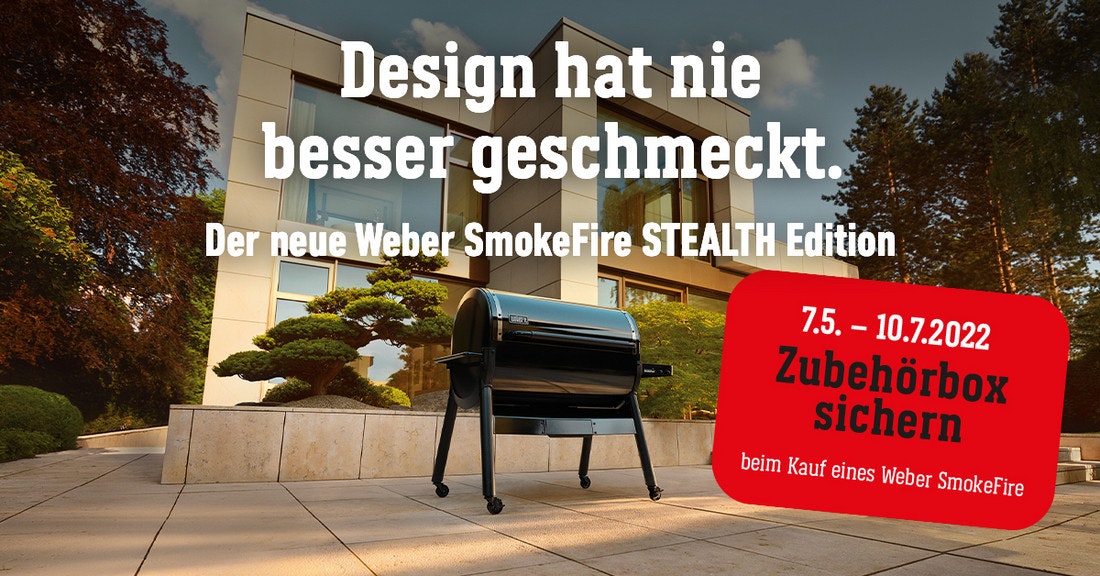 Weber Smokefire Stealth Pelletgrill mit gratis Zubehör