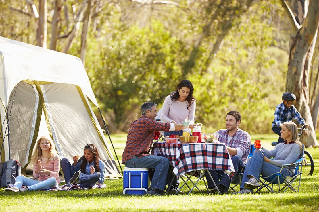 Fleece Camping Decke Picknick Outdoor Matte Grau
