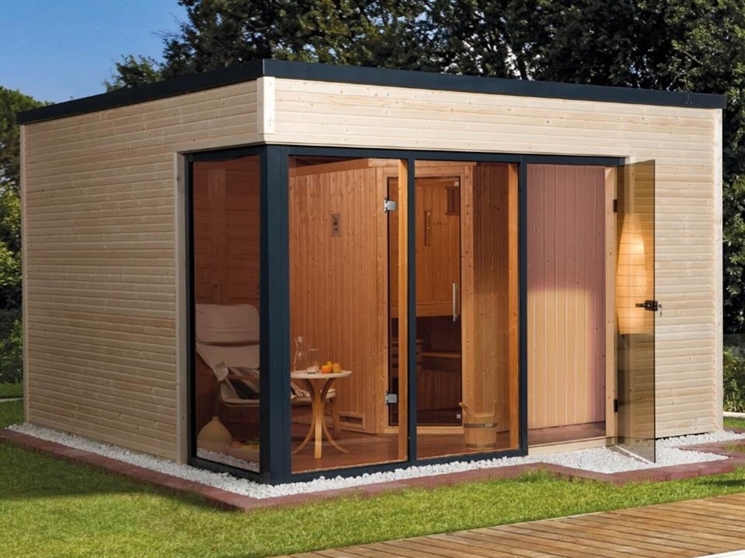 Weka Design-Saunahaus Cubilis inkl. Elementsauna Weka Design-Saunahaus Cubilis inkl. Elementsauna