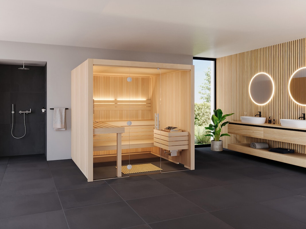 Infraworld Sauna Gracil 210 - 75 mm Elementsauna Infraworld Sauna Gracil 210 - 75 mm Elementsauna