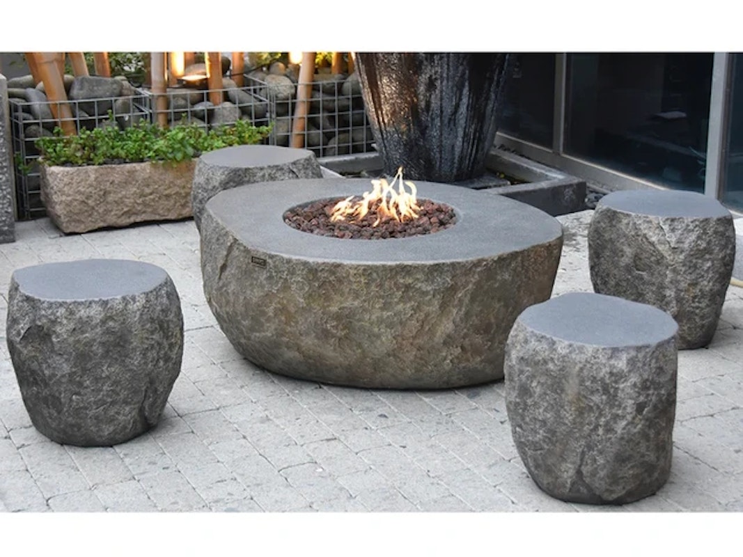 Gardenforma Sitzgruppen-Set mit Feuerstelle