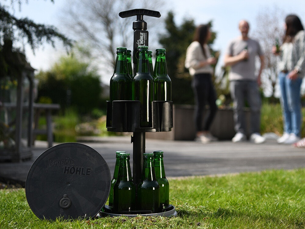 Hopfenhöhle: Erdtank Gekühltes Bier, direkt im Garten und ganz ohne Kühlschrank! Das ist die Hopfenhöhle