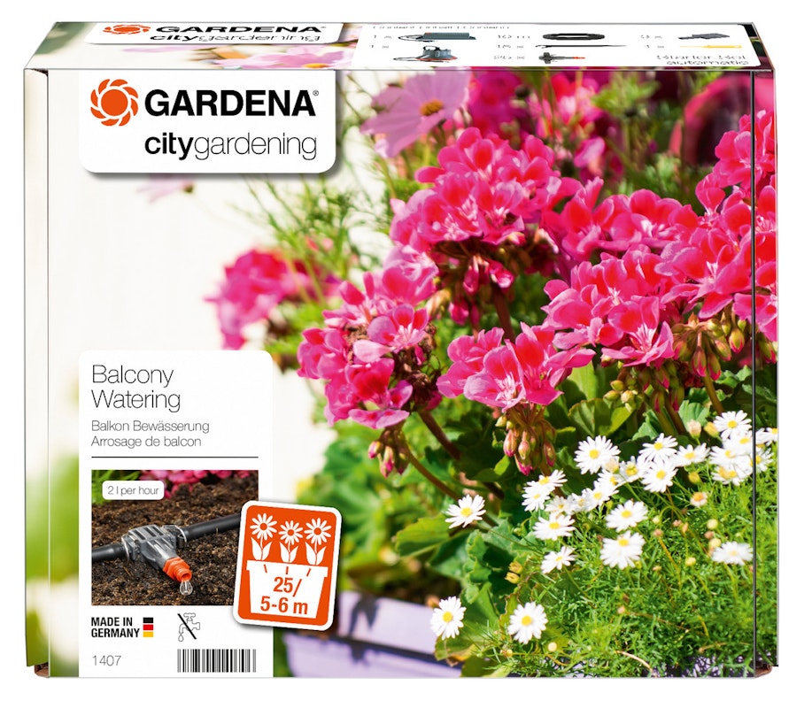 Gardena City Gardening zur vollautomatischen Blumenbewässerung.