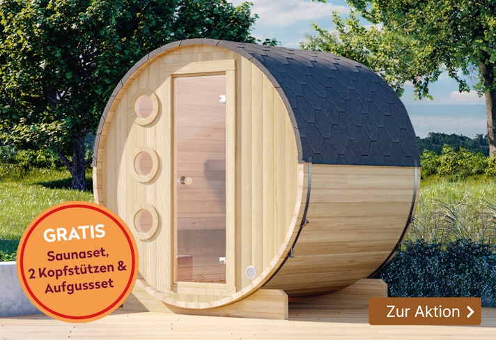Aktion: Kostenloses Sauna-Zubehörpaket!