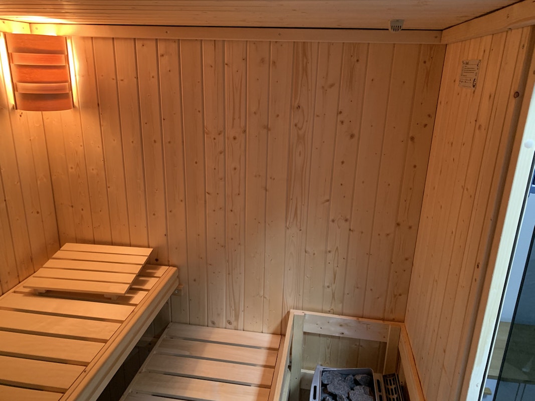 Neue Sauna von innen